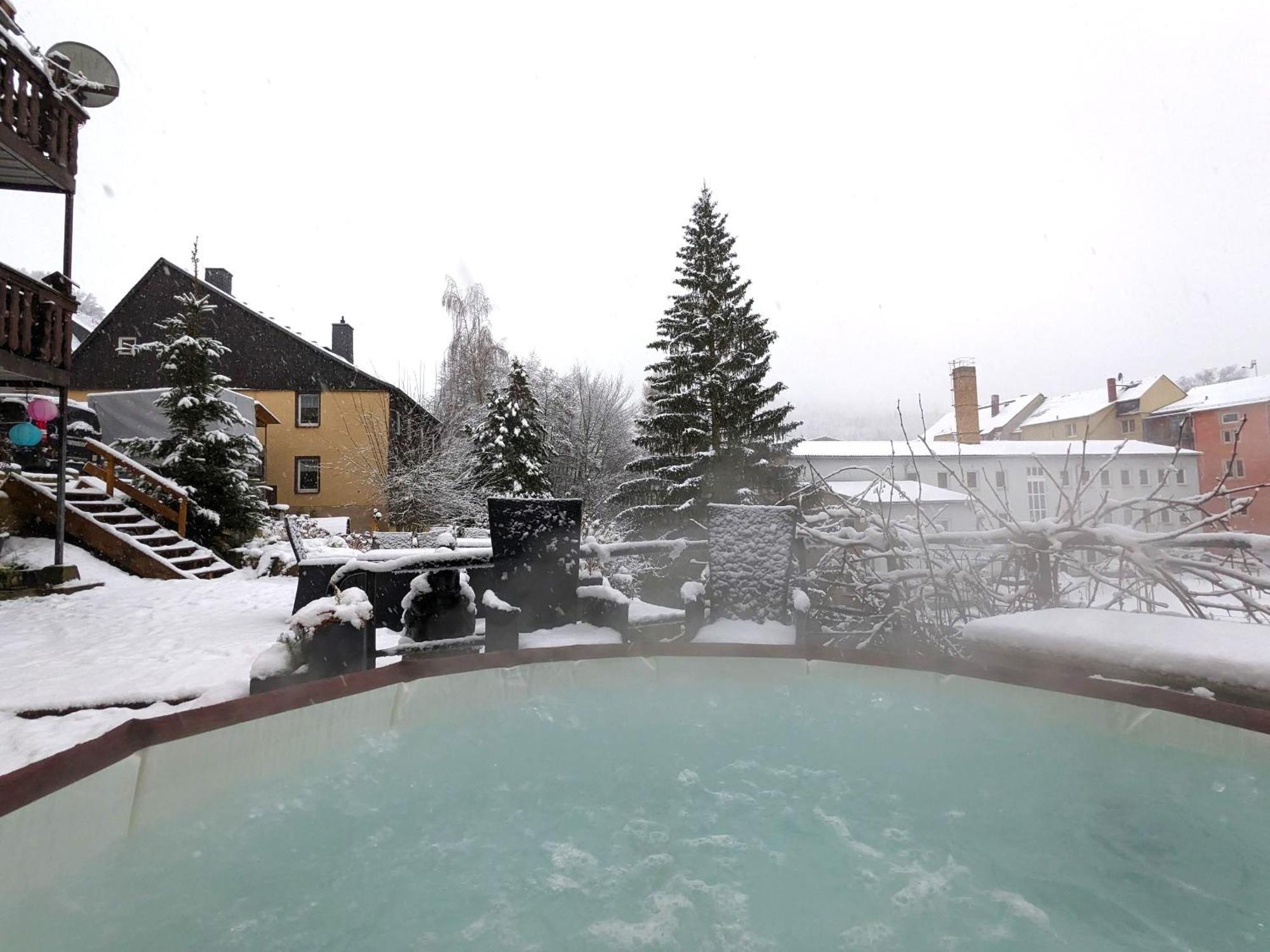 Uo2 - Urlaubsmagie - Garten, Whirlpool, Sauna Apartment Sebnitz Luaran gambar