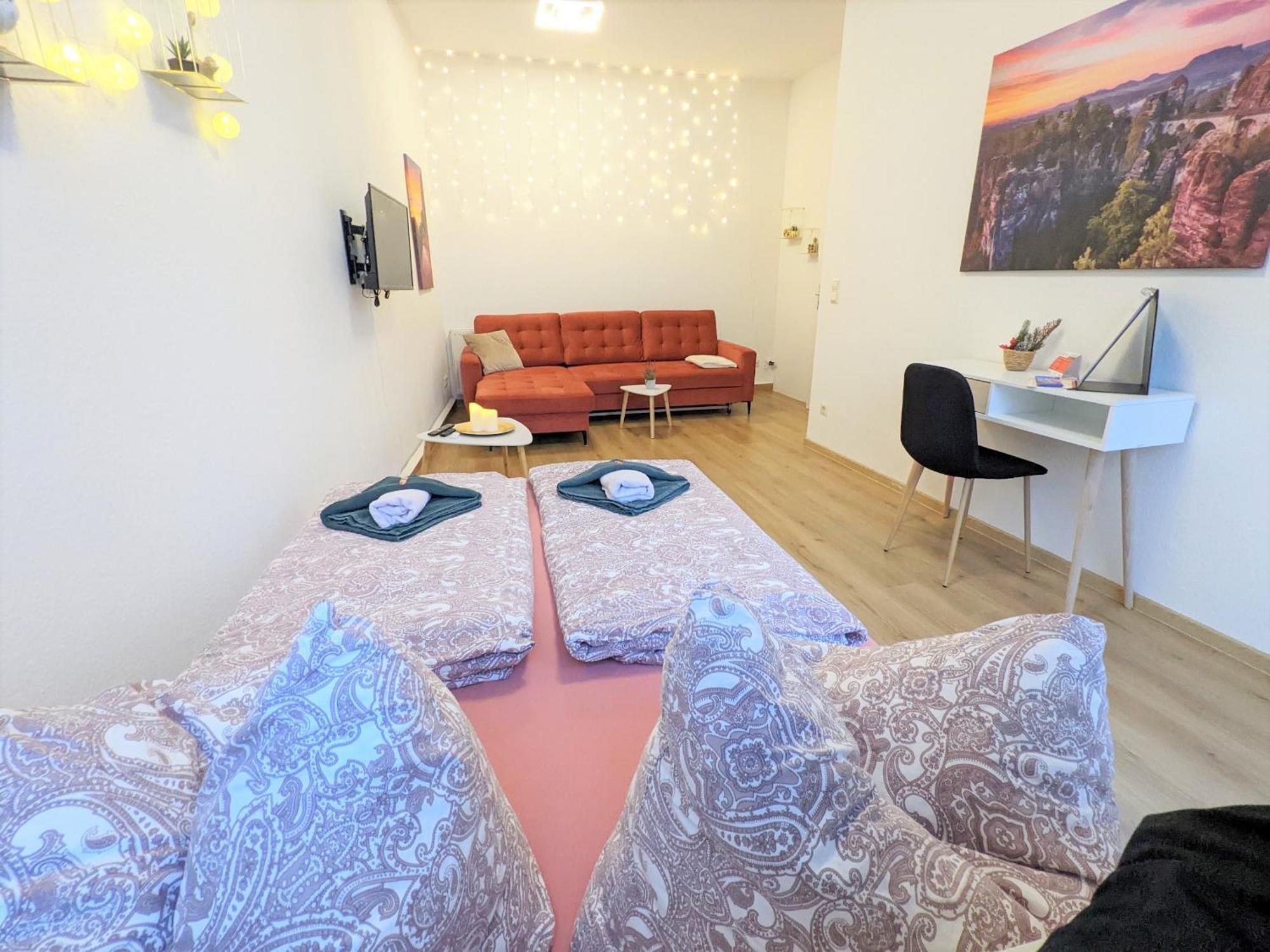 Uo2 - Urlaubsmagie - Garten, Whirlpool, Sauna Apartment Sebnitz Luaran gambar